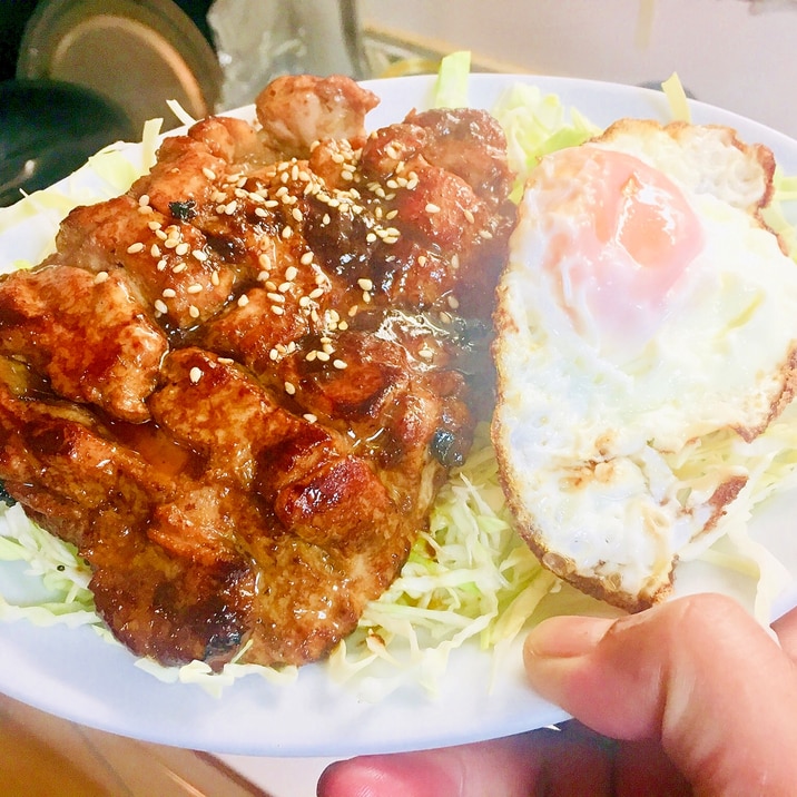 ★今夜の定食-「アジアン屋台風チキンBBQ」